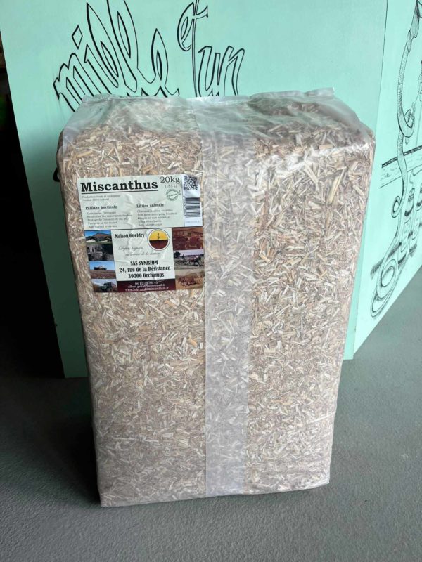 Paillage et litière de Miscanthus (185L)