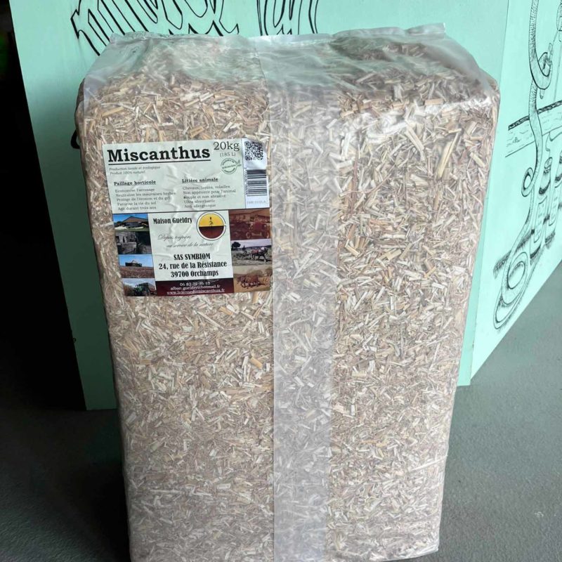 Paillage et litière de Miscanthus (185L)
