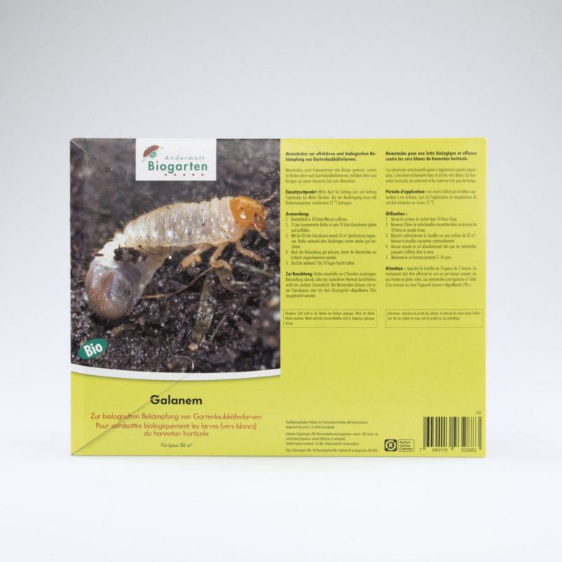 Galanem® Nématodes contre les vers blancs du hanneton horticole