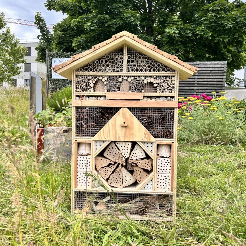 Hôtel à insectes 4 étoiles ⭐⭐⭐⭐ – Jardin familial & collectif