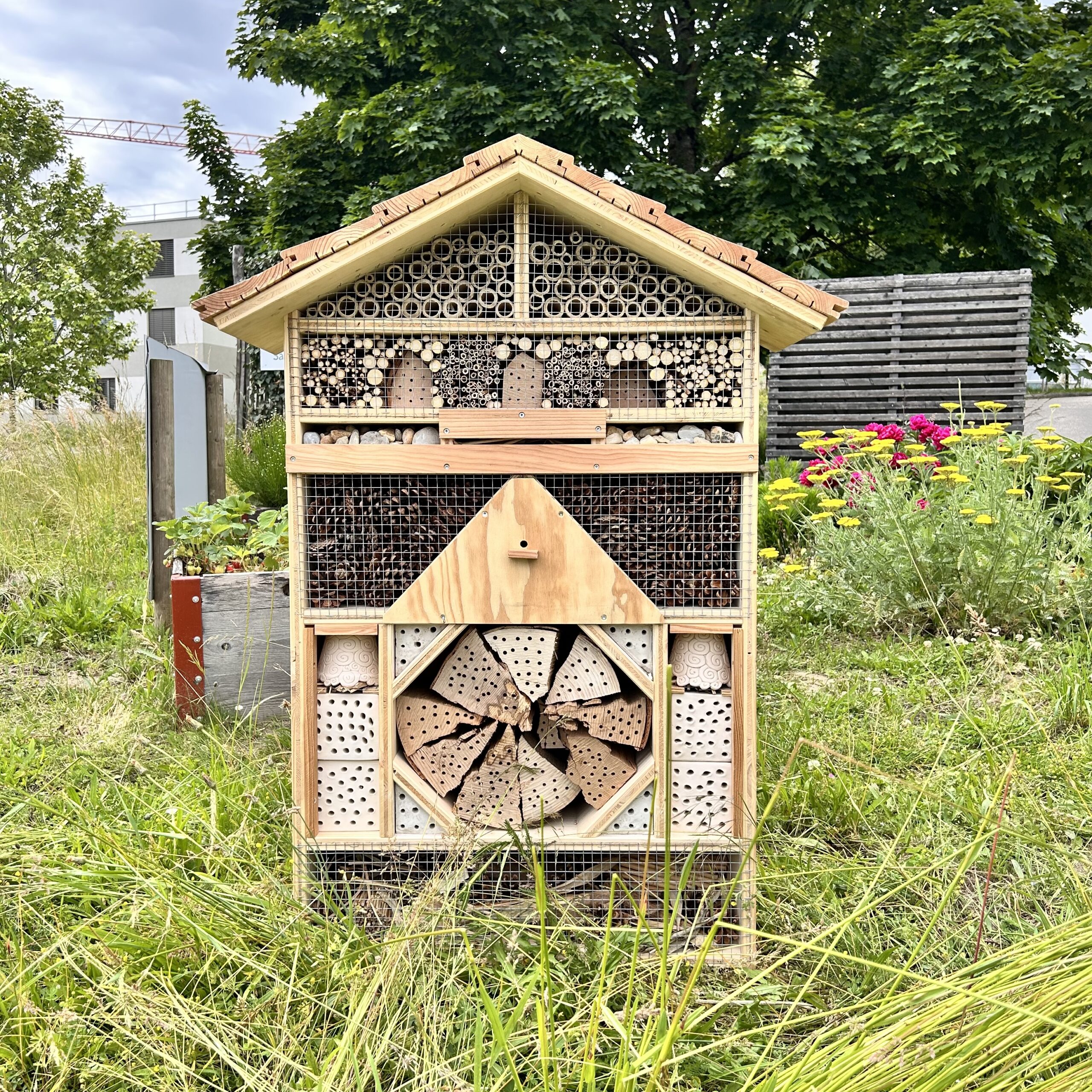 Hôtel à insectes 4 étoiles ⭐⭐⭐⭐ – Jardin familial & collectif – Image 16