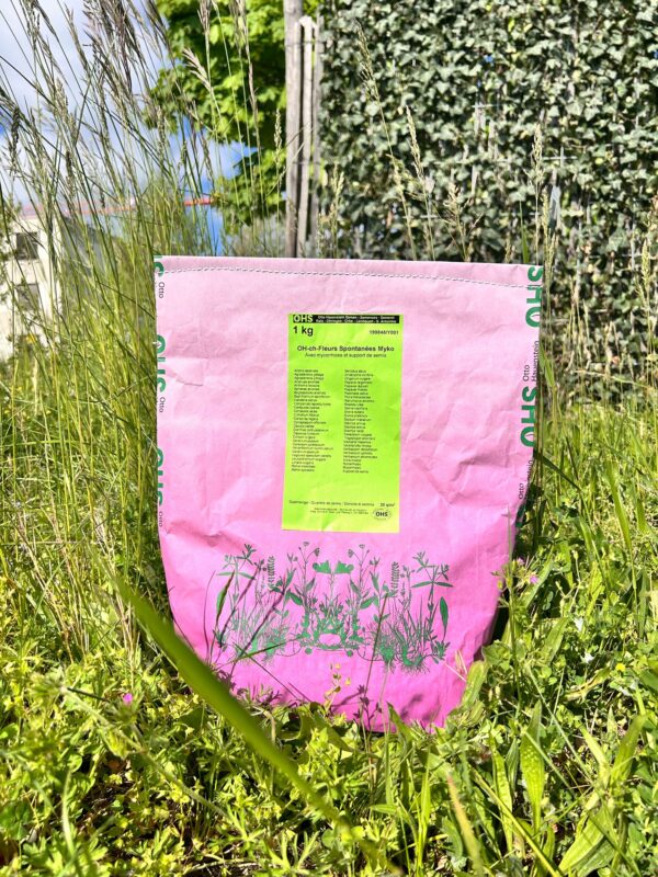 OH-ch- Fleurs Spontanées Myko (1kg - 50m2) - (sol sec, fleurs pour espace rudéral)